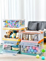 Free installation transparent storage cabinet combination baby clothes plastic childrens toys storage locker