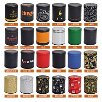  Leather color cup Screen cup Dice cup throwing cup with 6 dice stoppers Bar KTV entertainment club night supplies set