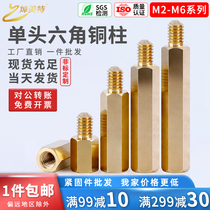 Single head hexagonal copper column M2M2 5 computer case studs M3M4 hexagonal isolation column M5 iron column support column M6