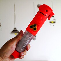 Five-in-one multifunctional safety hammer with alarm function with flashlight flash light escape life-saving hammer