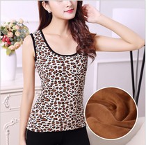 Gush thickened warm vest woman round collar close-fitting large yard shoulder sleeveless lap for bottom womens autumn and winter new