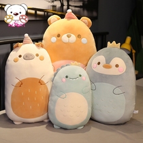 Penguin large plush toy sleeping pillow bed super soft girl male doll doll pig birthday gift