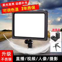 Meito LED camera light wedding photography light small SLR camera outside light photo fill light hand-held portable lighting light shooting indoor portrait light always light South soft light