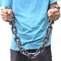 Film and television props handcuffs shackles torture tools plastic prisoners COS chains shackles anklets toys shackles bracelets