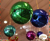 Christmas Decorations Christmas Hanging Christmas Light Ball Plated Ball Christmas Christmas Hanging Ball company Bujing 60 cm