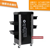 New cart beauty salon Barber shop supplies hair salon bar car hot dyeing rack cabinet multifunctional hairdressing tool car