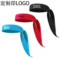 Open running tennis gym pirate headband sports antiperspiration hair with red headscarf custom logo printing