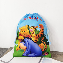  Winnie the Pooh Jumping Tiger Drawstring storage bag Underwear shoes storage bag 21*28cm