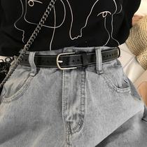 A knapping 100 hitch small belt full bore minimalist genuine leather waist band Four Seasons available vinogute soft leather ladies pants strap