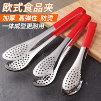 Food clip clip stainless steel barbecue clip Western food fried meat steak clip kitchen food clip