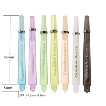 (Knight Dart) Imported dart Rod Crystal frosted Rod PC transparent dart Rod plastic rod 6 10 yuan
