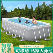 Large Outdoor Adult Stent Swimming Pool Home Children Oversize Inflatable Folding Movable Thickened Rearing Pond