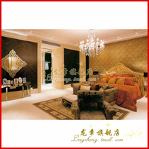 Shanghai Longzhang sandstone brick TV background wall cultural stone bedroom background wall bed background wall-continuous pattern board