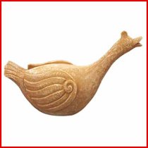 Shanghai Longzhang Chinese sculpture animal relief sandstone spray mouth garden decoration storefront decoration-goose C