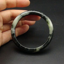 Nanyang Dushan Jade Single Jade black and white material 56MM ring bracelet jade bracelet bracelet