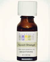 Aura Cacia Sweet Orange Monosodium Glutamate Oil Classic Orange Flavor 15ml