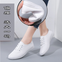 Taiji shoes martial shoes white shoes and leather shoes and Korean students small white shoes and ladies flat soles shoes mother shoes