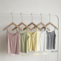 Chong Chong baby girl camisole pure cotton children wear summer season thin girl small and medium children drop hanging class a