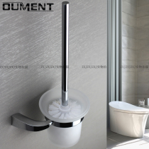 Toilet full copper toilet brush holder set wall bathroom pendant bathroom accessories bathroom hardware Wall toilet brush holder light luxury