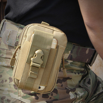 Outdoor Tactics Oxford Spun Mobile Phone Bag Men Waterproof Sports Climbing Wearing Leather Belt Pocket Fitness Zero Wallet MOLLE