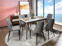 Gu Home minimalist guests Restaurant dining table and chairs Composition One table Four chairs PTK065