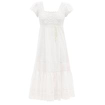 LoveShackFancy Charles embroidered England embroidered dress with dress 2022 new spring summer ladies