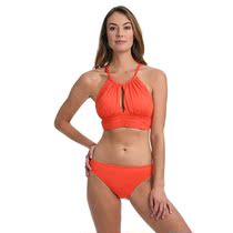 La Blanca Island Midline goddess style high collar bikini lingerie 2022 new spring summer