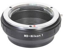 MD-N1 adapter ring applicable Minolta MD MC in the scene with Nikon1 camera V1 2 3 J1 2 3 s1