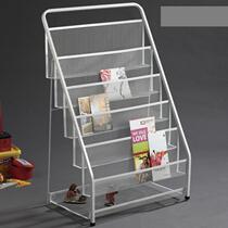 Boutique office publicity Vertical sales office display rack Floor-to-ceiling newspaper rack display rack newspaper clip wall-mounted flyer