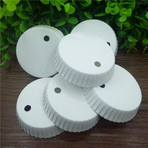 Hotel hair salon Hair salon Private kitchen special disposable whiteboard punch 7 kinds of diameter paper cup lid 200 sheets