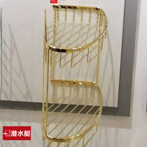 Submarine bathroom hardware hanger corner frame GLS3A deodorant floor drain official toilet shower room balcony