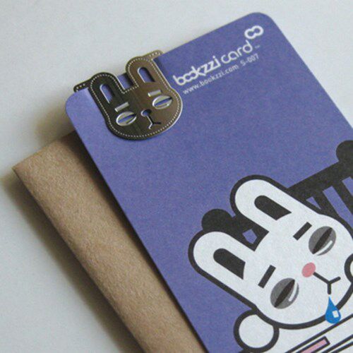South Korean import bookmark BOOZICARD mini bookmark card_sleeping