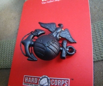 US Metal Badge US Army Badge Big Cap Badge Collar Badge Black Solid Bronze