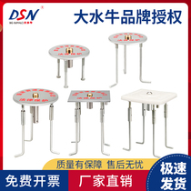 Big Buffalo forced to center plate stainless steel base screw center center plate total station level instrument