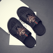 Slippers men summer wear fashion trend mens sandals 2021 new summer sandals outdoor Net Red