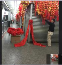 Shanghai Chenghuang Temple Glory Wedding Car Decoration Dahua Awards Opening Red Flower Ball