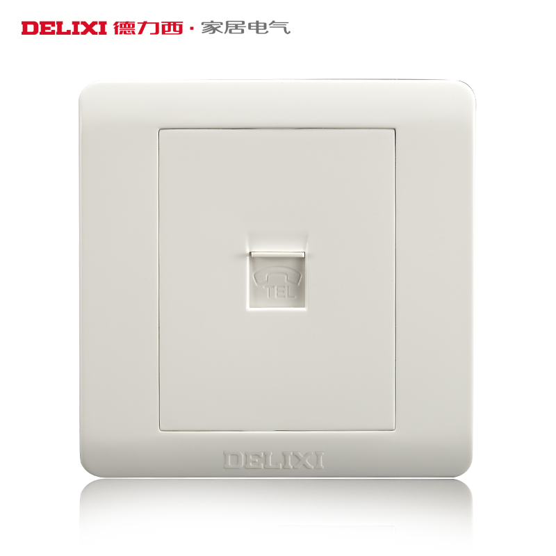 Zheng Shi Lixi Hidden Switch Socket Panel One Telephone Socket Type 86 is far superior to Japan and Germany in quality.