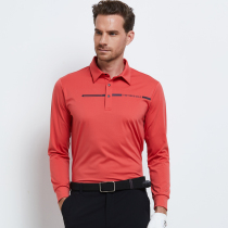 Teetimes Golf Mens Thick Long Sleeve T-shirt Autumn Winter Stretch Quick Dry Golf Clothing Mens Top