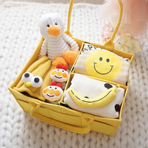 Baby gift box autumn newborn clothes set Full Moon gift cotton climbing high-end gift bag for men and women