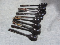 Fuzhou Lacquer * screws inlaid with large lacquer lacquerware wooden spoon 28MM* 153MM