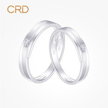 Claiti diamond ring Couple ring for men and women Platinum diamond ring Diamond ring Wedding engagement pair