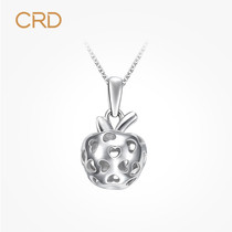 CRD Claiti platinum apple pendant female pt950 Christmas gift safe fruit can be equipped with clavicle chain