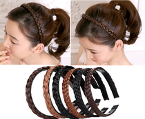 Wig hair band Korean jewelry twist braid with toothed non-slip hair band pressed hair wide-brimmed headband hairpin hairpin adult female