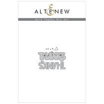 Altenew Thank you card Thank You English template Imported cutting carbon steel knife Die Bold Thanks Die