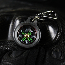 Aluminum alloy shell guide metal compass finger North needle outdoor crossing compass with alloy buckle finger