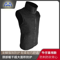 Anti-stab clothing Tactical vest High collar self-defense vest Anti-cut clothing anti-cut ultra-thin scale armor Lightweight anti-stab clothes to wear outside