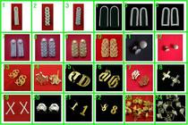 A collection of shoulder accessories for the European dress art collection