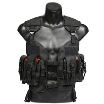 Outdoor military fan field CS sports instructor 97 seal black water bag tactical vest fishing armor vest vest vest