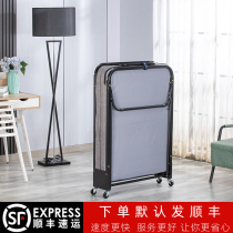 Thickened folding bed office lunch break company lunch bed household simple bed reinforced single bed hospital escort bed