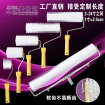 Defoaming roller 50mm tooth length self-leveling cement construction tool epoxy floor paint deflation roller Huade Haojia decoration
